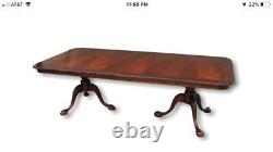 Compare$! Chippendale Style Solid Mahogany Historic Charleston Dining Table