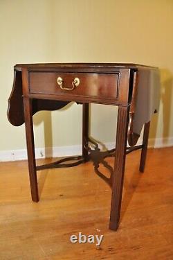 Councill Craftsman Chippendale Mahogany Pembroke Table