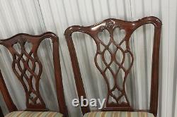 Councill Craftsman Chippendale Style Dining Table W / 6 Chairs