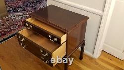 Councill Craftsman Georgian Petite Chest 2 Drawers Bedside/Accent/Lamp FREE SHIP