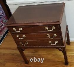 Councill Craftsman Georgian Petite Chest 2 Drawers Bedside/Accent/Lamp FREE SHIP