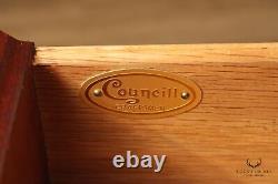 Councill Craftsmen Georgian Style Mahogany Nightstand Chest