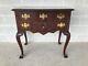 Councill Craftsmen Solid Mahogany French Chippendale Style 5 Drawer Lowboy