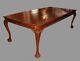 Custom 8ft Kiln-dried Mahogany Chippendale Style Dining Table