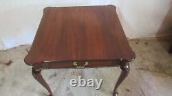 Designer Chippendale Game Table Mahogany