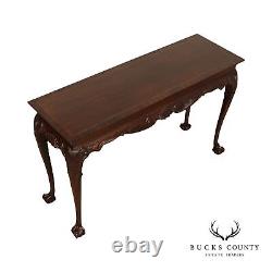 Drexel Heritage'Heirlooms' Georgian Style Mahogany Console Table