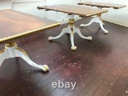 EXQUISITE 12.5ft GRAND REGENCY STYLE FLAME MAHOGANY TABLE PRO FRENCH POLISHED