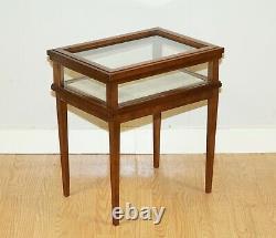 Edwardian Style Rectangular Mahogany Bijouterie Inlaid Side Lamp Table