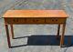 Eldred Wheeler Tiger Maple Sofa Table W 3 Drawers Country Chippendale Style Desk