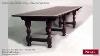 English Antique Refectory Chinese Chippendale Tables For