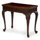 English Chippendale Antique Carved Mahogany Card Games Table, Circa 1770