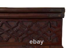 English Chippendale Carved Mahogany Card Table, circa 1770