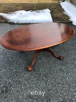 Ethan Allen 18th Century Mahogany Chippendale Coffee Table