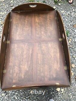 Ethan Allen Chippendale Style Butler's Tray Coffee Table