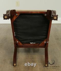 Ethan Allen Chippendale Style Set 8 Mahogany Ball & Claw Dining Chairs