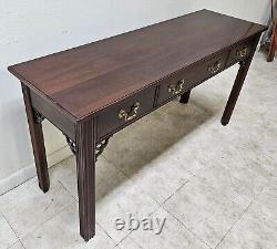 Ethan Allen Georgian Court Chippendale Sofa hall foyer table console 225