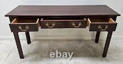 Ethan Allen Georgian Court Chippendale Sofa hall foyer table console 225