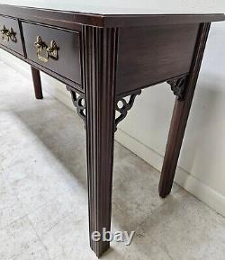 Ethan Allen Georgian Court Chippendale Sofa hall foyer table console 225