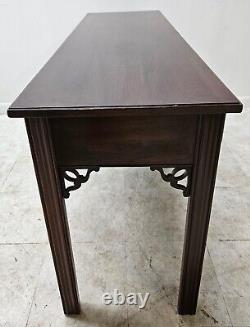 Ethan Allen Georgian Court Chippendale Sofa hall foyer table console 225