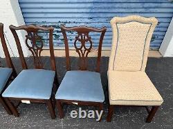 Ethan Allen Georgian Court Chippendale Style complete dining set
