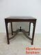 Ethan Allen Newport Pierce Carved Mahogany Lamp End Table Chippendale
