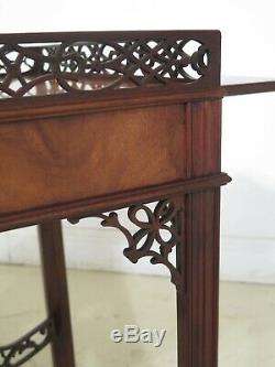 F31402EC BAKER Collector's Edition Chippendale Mahogany Tea Table