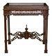 F32135ec Chinese Chippendale Mahogany Occasional Table