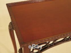 F44416EC ARDLEY HALL Claw Foot Mahogany Chippendale Sofa Table