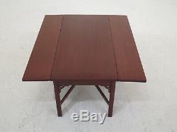 F46963EC KITTINGER WA-1035 Chippendale Drop Leaf Mahogany Coffee Table