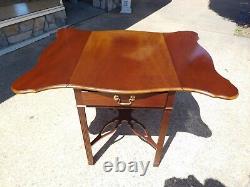 Fantastic Mahogany Pembroke Table By Councill Craftsman 20th century