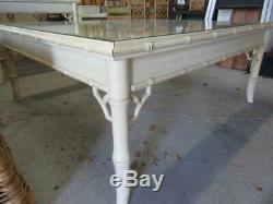 Faux Bamboo Chippendale Coffee table