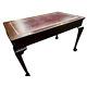 Fine Vintage Chippendale Style Writing Library Desk Cabriole Claw Foot Ball Legs