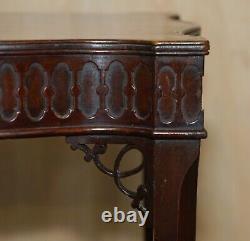 Fully Restored Antique Howard & Sons Thomas Chippendale Kettle Stand Side Table