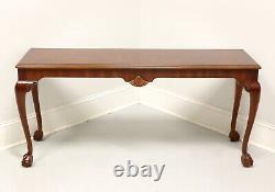 GORDON'S Late 20th Century Flame Mahogany Chippendale Console Sofa Table