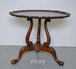 Georgian Revivial Burr-walnut Occasional /coffee Table/ Lamp Table