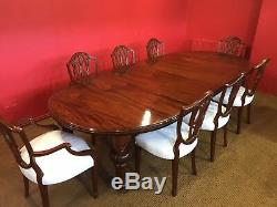 Grand William IV Style Mahogany Table Professionally French Polished