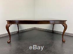 HENREDON Rittenhouse Square Mahogany Chippendale Ball in Claw Dining Table