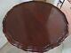Hickory Chair Solid Mahogany Pie Crust Tilt Top Table 30 Diameter
