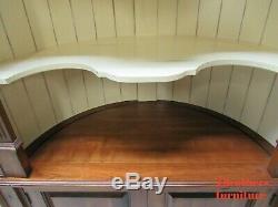 Harden Furniture Plymouth Shell Carved Corner Cabinet Display Hutch Shelf