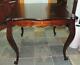 Hardwood 36x31+ French Chess / Game Table Inlaid Top Chippendale Legs Walnut