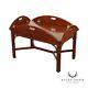 Henkel-harris Chippendale Style Mahogany Butler's Tray Coffee Table