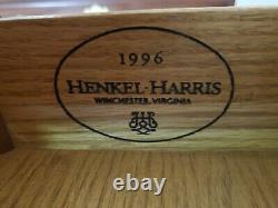 Henkel Harris Drum Table Mahogany Marble Top