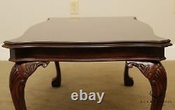 Henkel Harris Mahogany Chippendale Style Ball & Claw Dining Table