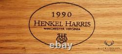 Henkel Harris Mahogany Chippendale Style Pair Drop Leaf Side Tables