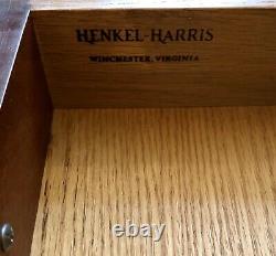 Henkel Harris Mahogany Drawer End Night Side Table Drop Leaf Finish 29 5406 Wood
