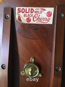 Henkel Harris Wild Black Cherry Tilt Top Candle Table (circa -1967)