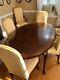 Henredon Chippendale Mahogany Dining Set -table, 6 Chairs, & Breakfront Cabinet