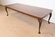 Henredon Chippendale Mahogany And Inlaid Burl Wood Extension Dining Table