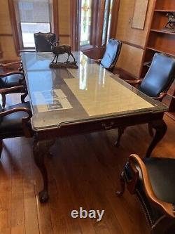 Henredon Rittenhouse Square Chippendale Dining Room Banquet Table Mahogany