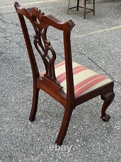 Henredon Rittenhouse Square Chippendale Dining Room Table & 7 Chairs Mahogany